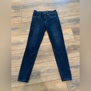American Eagle Ne(x)t Level Stretch Dark Blue Skinny Jeans